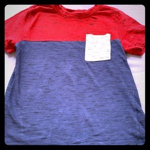 Copper Denim red and blue T-shirt